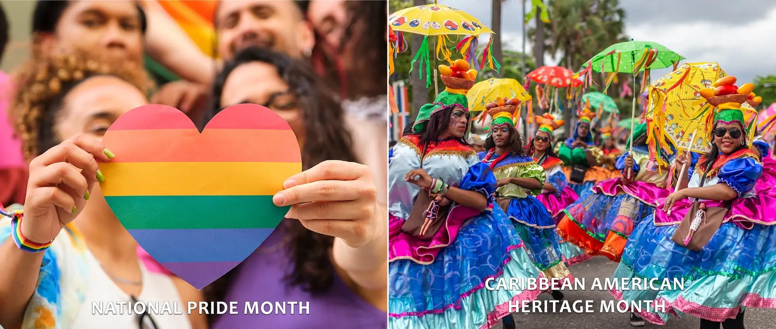 pride and Caribbean heritage month