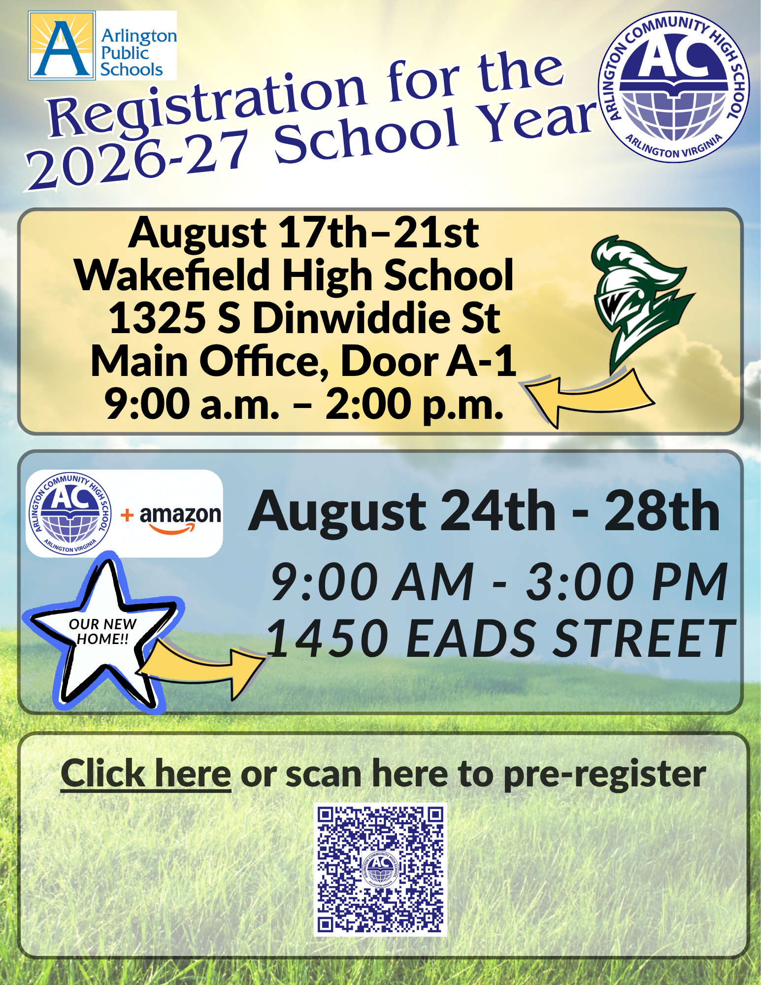 achs registration dates